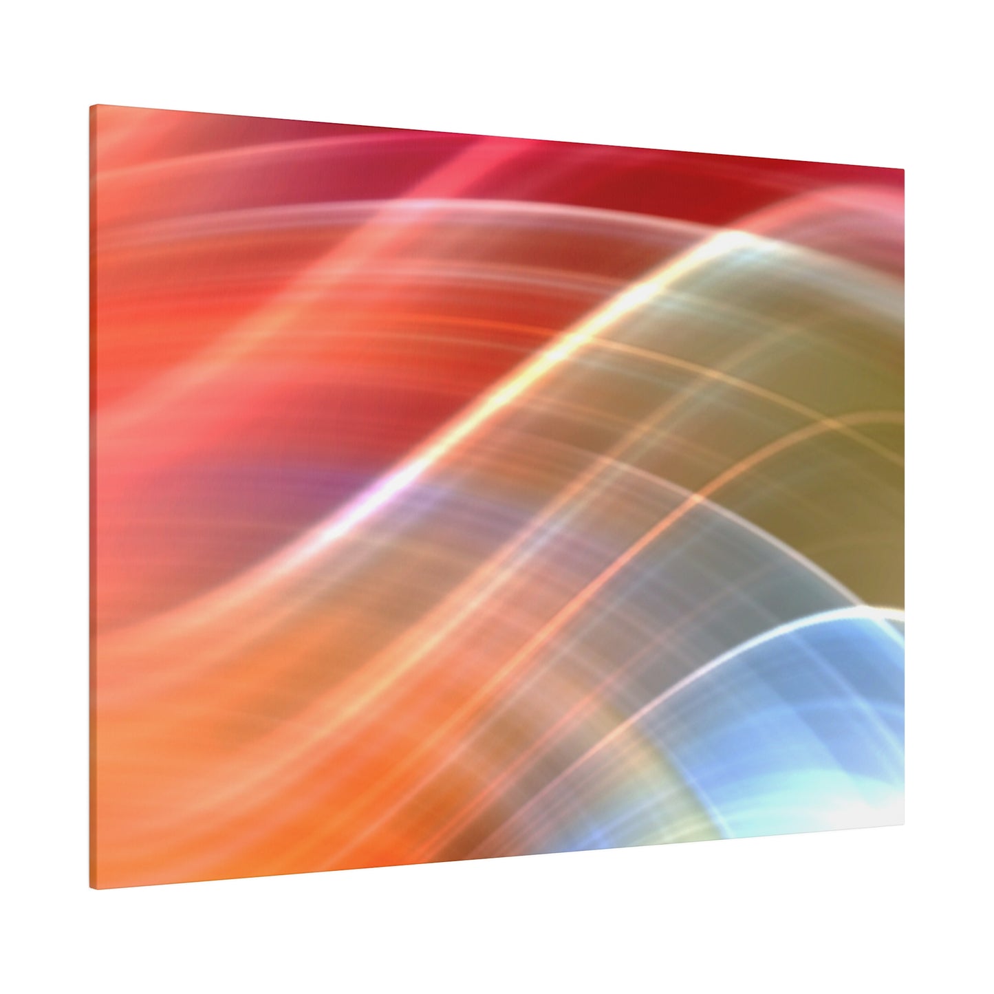 Radiant Waves Abstract Art Canvas Wall Art