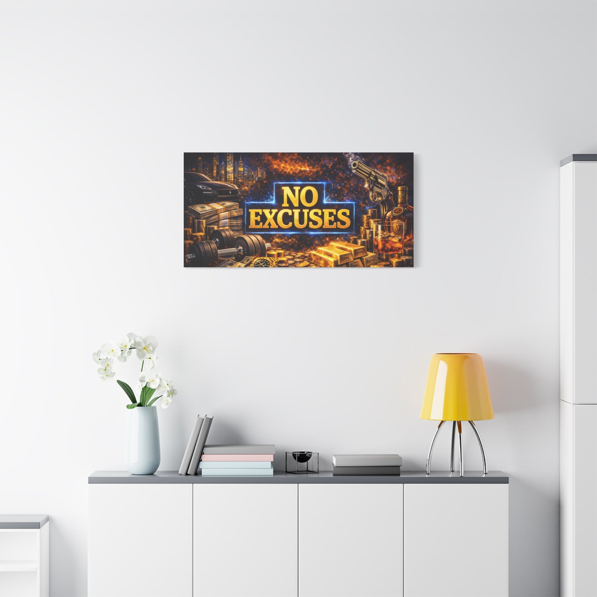 No Excuses – Luxury Motivation canvas wall art, product image 65 of 84