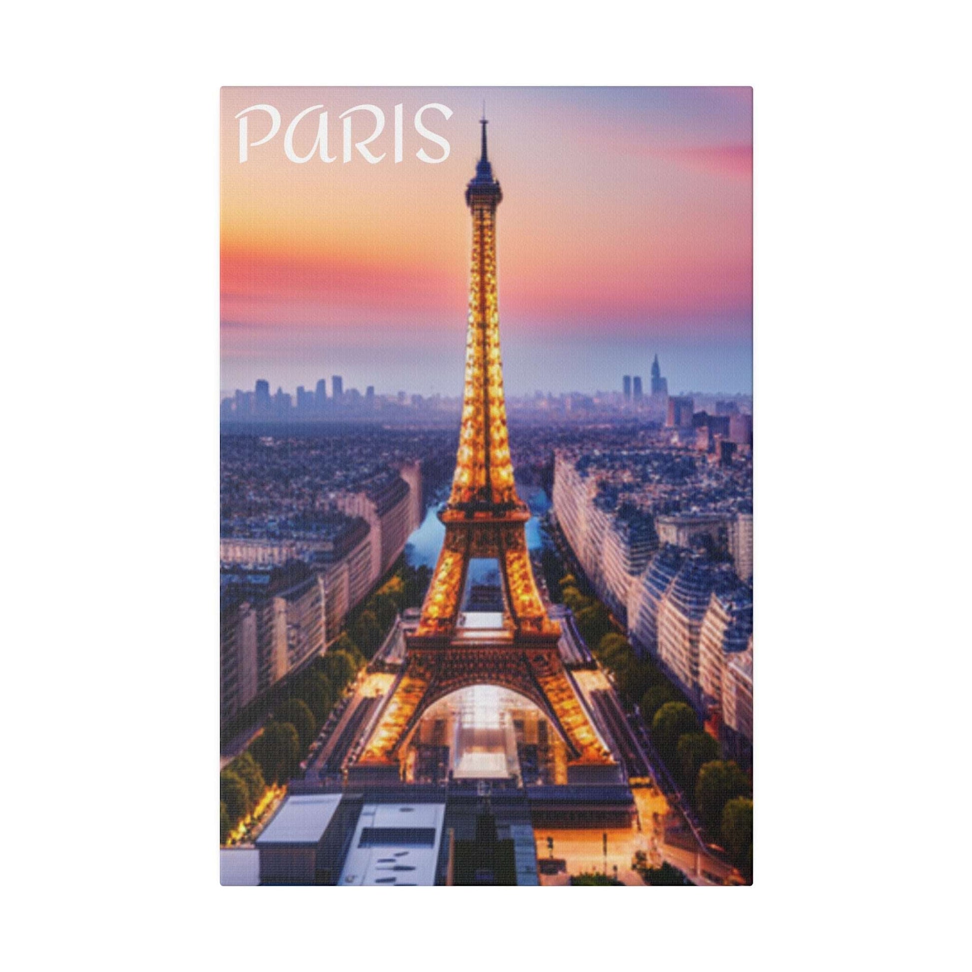 Eiffel Tower Enchantment Canvas