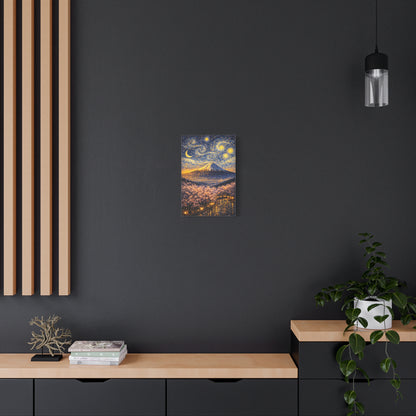 Mount Fuji Under a Starry Sky – Van Gogh Inspired canvas wall art, product image 31 of 64