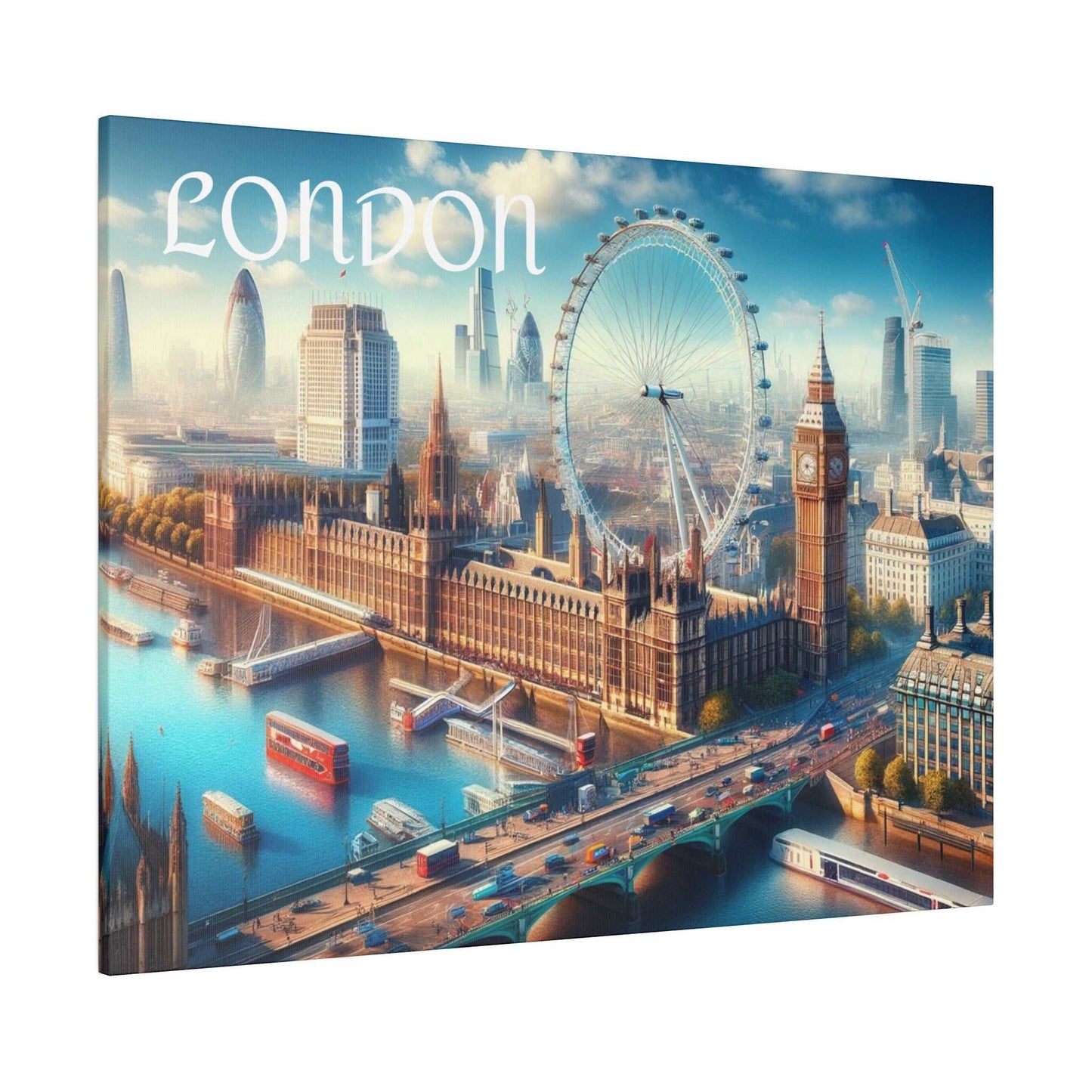 London Skyline Canvas Art