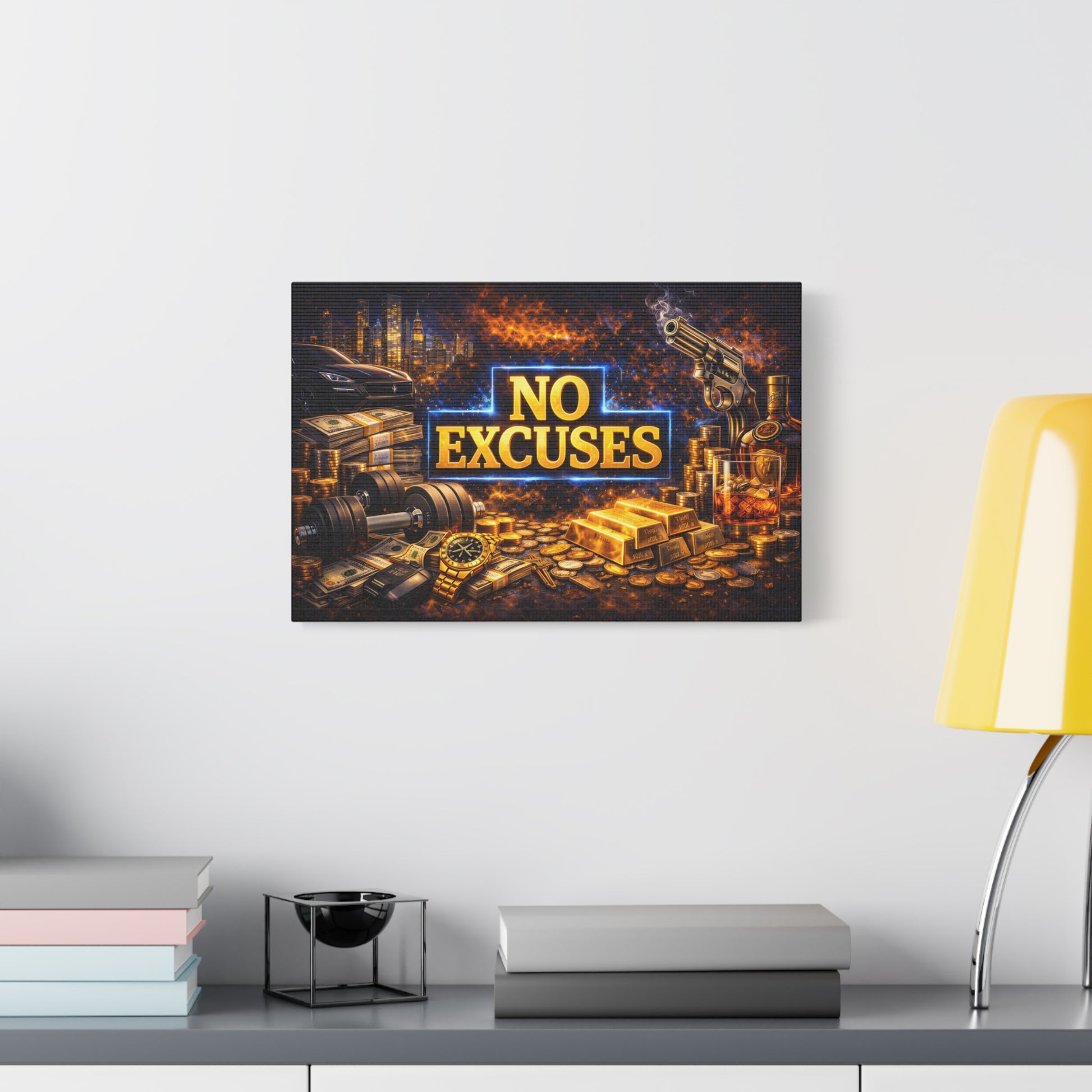 No Excuses – Luxury Motivation canvas wall art, product image 35 of 84