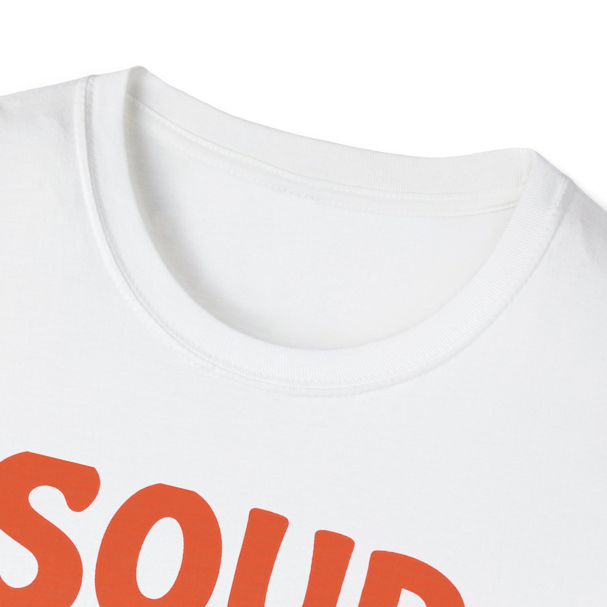 Soup Is Self Care Graphic Tee - close-up design view 4