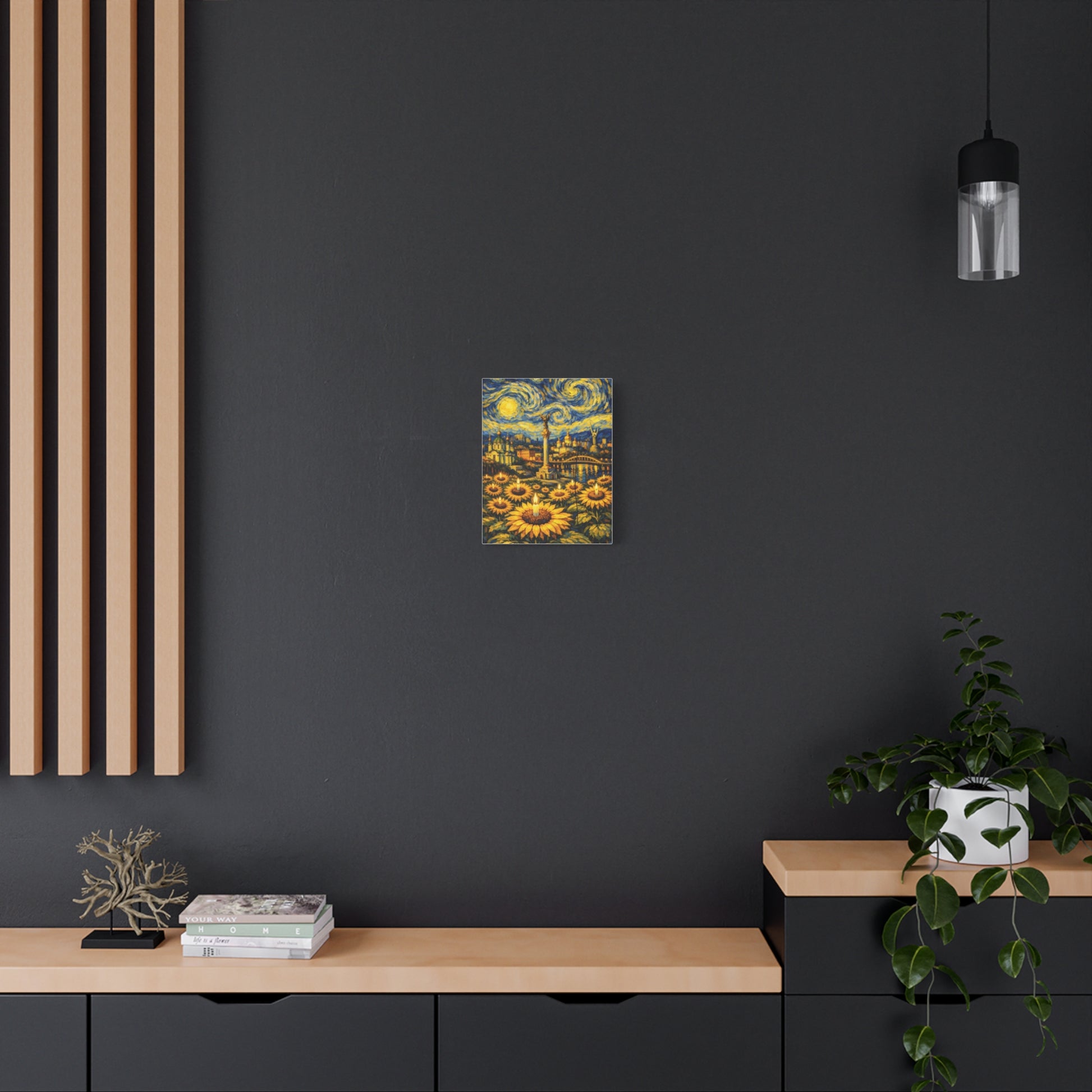 Kyiv Under a Starry Sky – Van Gogh Inspired Canvas Print in Van Gogh style canvas art, product image 21 of 48