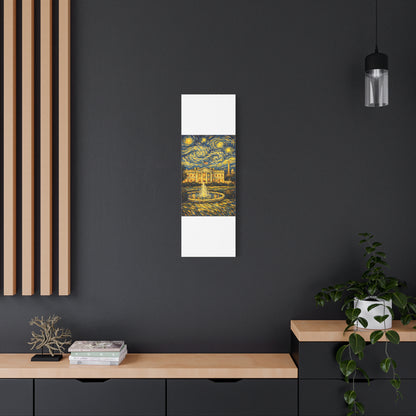 The White House Beneath a Starry Sky – Van Gogh Inspired Canvas Print in Van Gogh style canvas art, product image 35 of 68