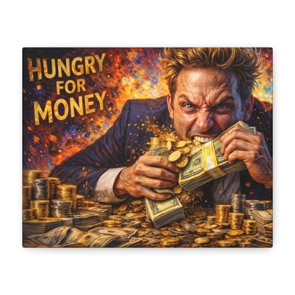 Hungry for Money – Entrepreneur Mindset canvas wall art, product image 1 of 64