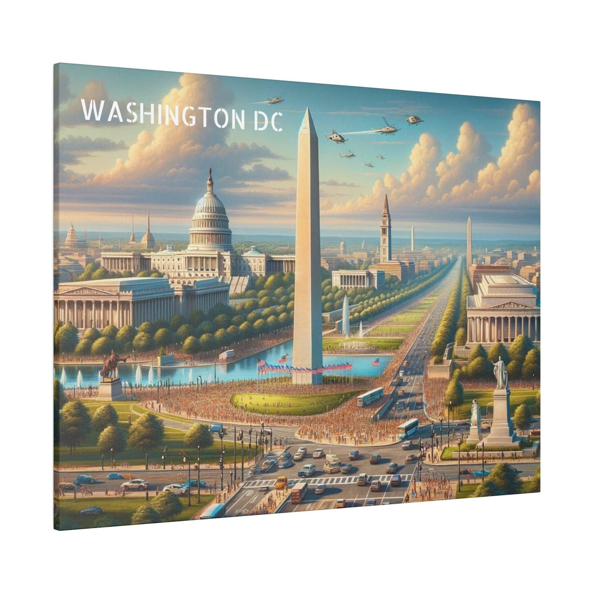 Washington DC Skyline Canvas Art