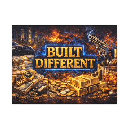 Built Different – Luxury Motivation canvas wall art, product image 13 of 80