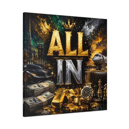 All In – Luxury Entrepreneur canvas wall art, product image 35 of 40
