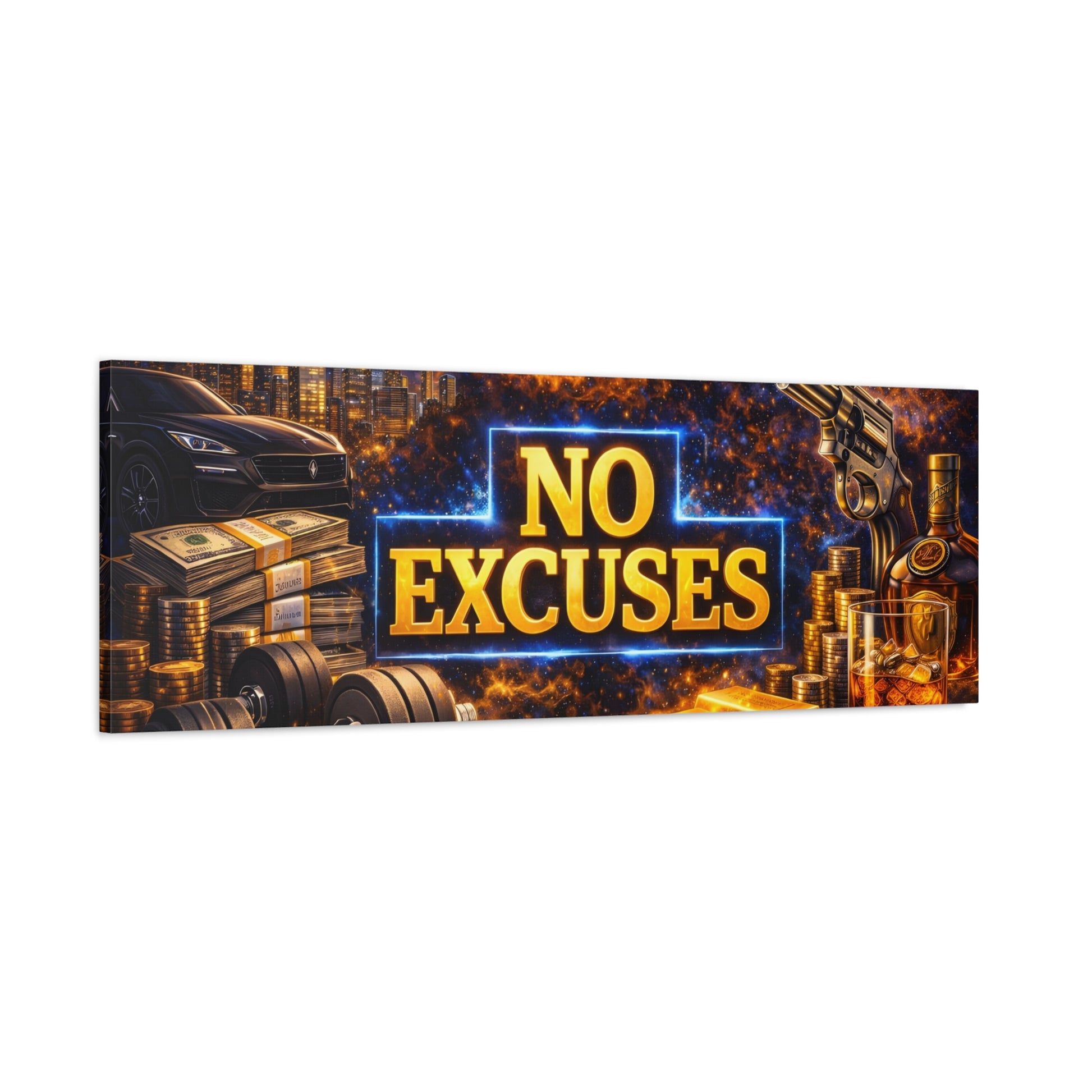 No Excuses – Luxury Motivation canvas wall art, product image 70 of 84