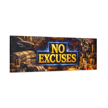No Excuses – Luxury Motivation canvas wall art, product image 70 of 84