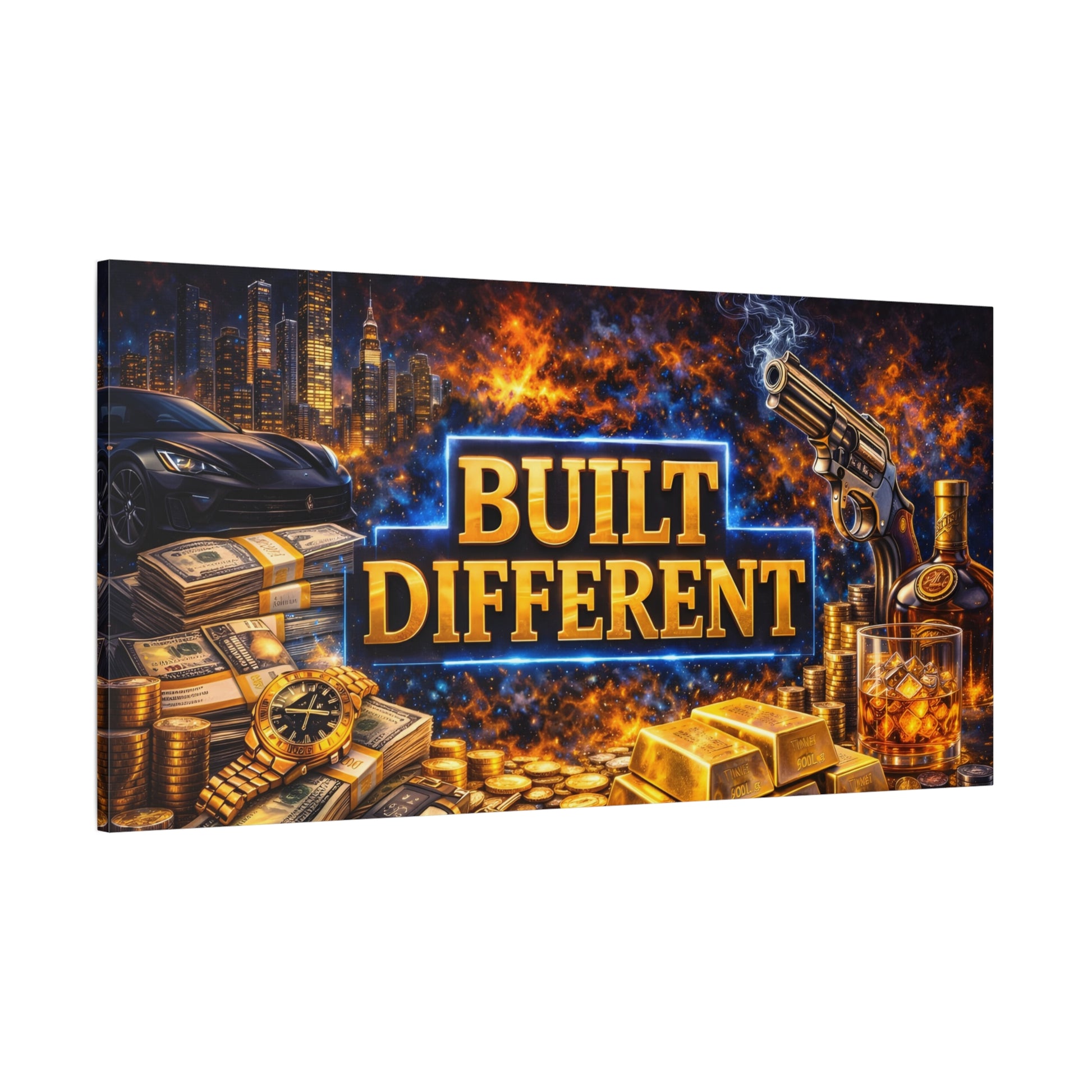Built Different – Luxury Motivation canvas wall art, product image 69 of 80