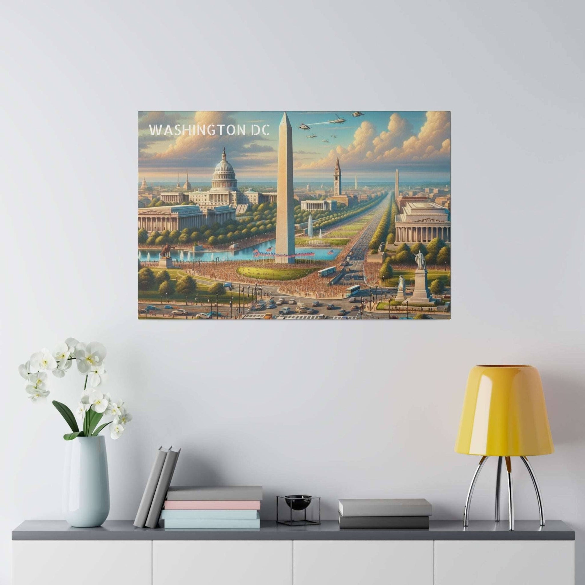 Washington DC Skyline Canvas Art