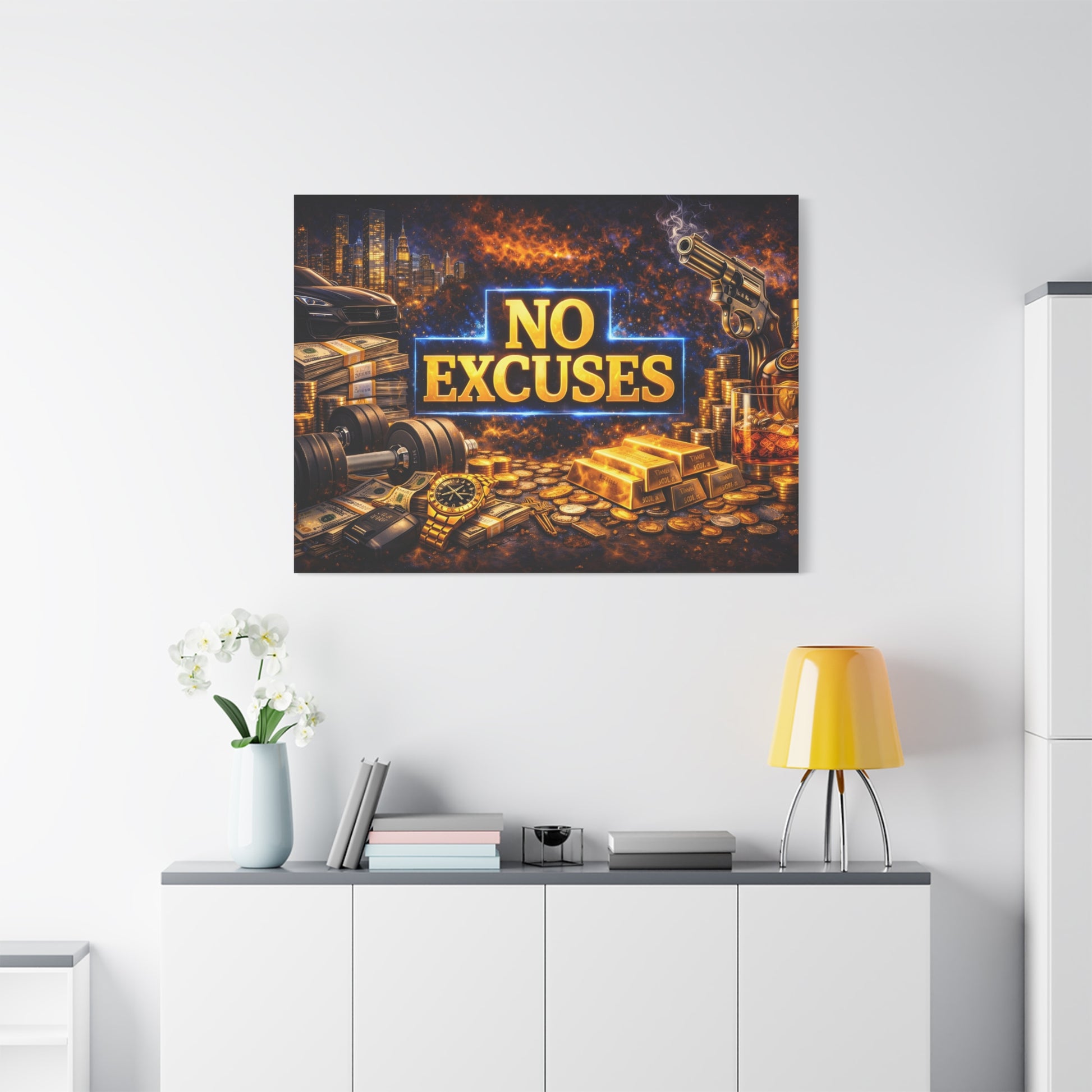 No Excuses – Luxury Motivation canvas wall art, product image 80 of 84