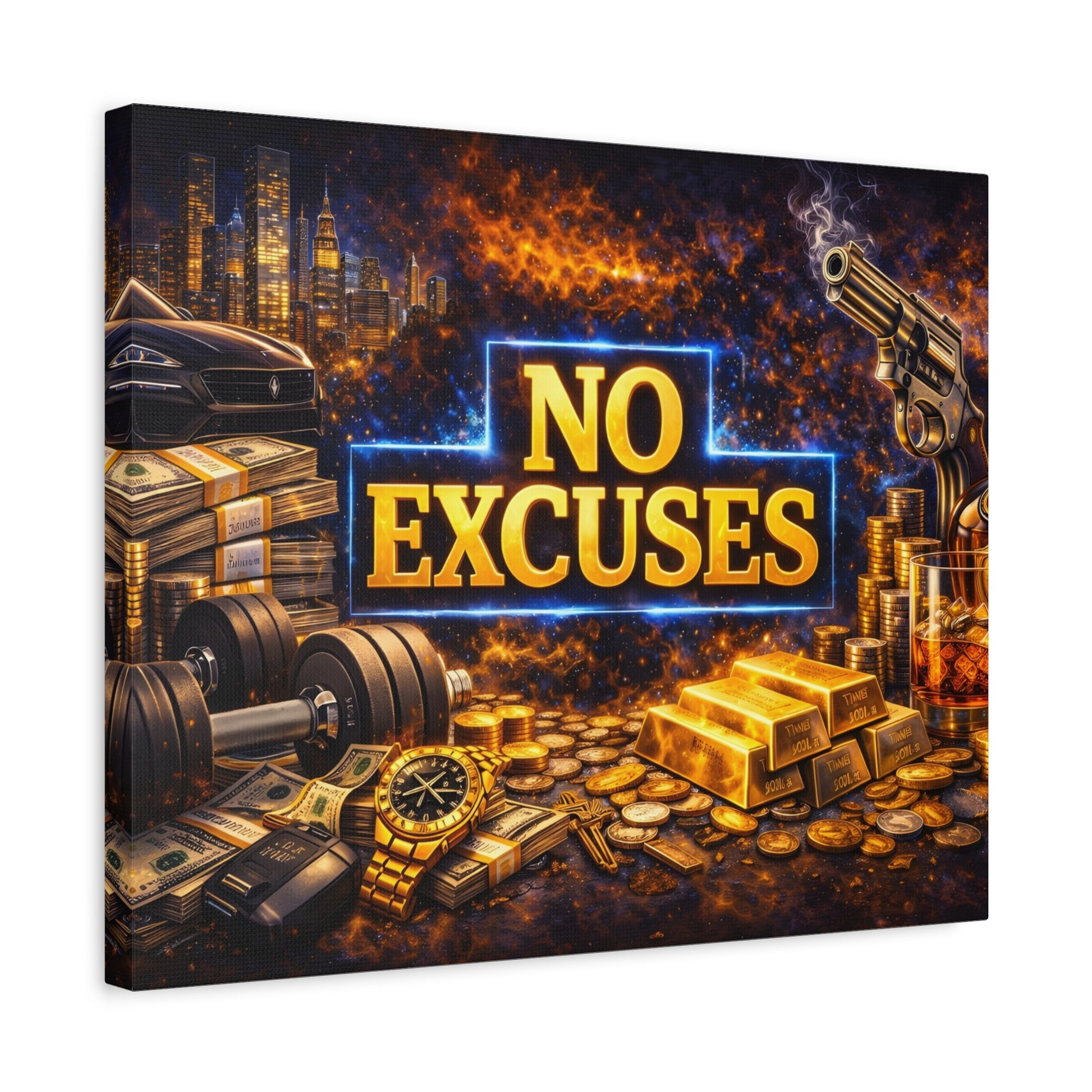 No Excuses – Luxury Motivation canvas wall art, product image 37 of 84