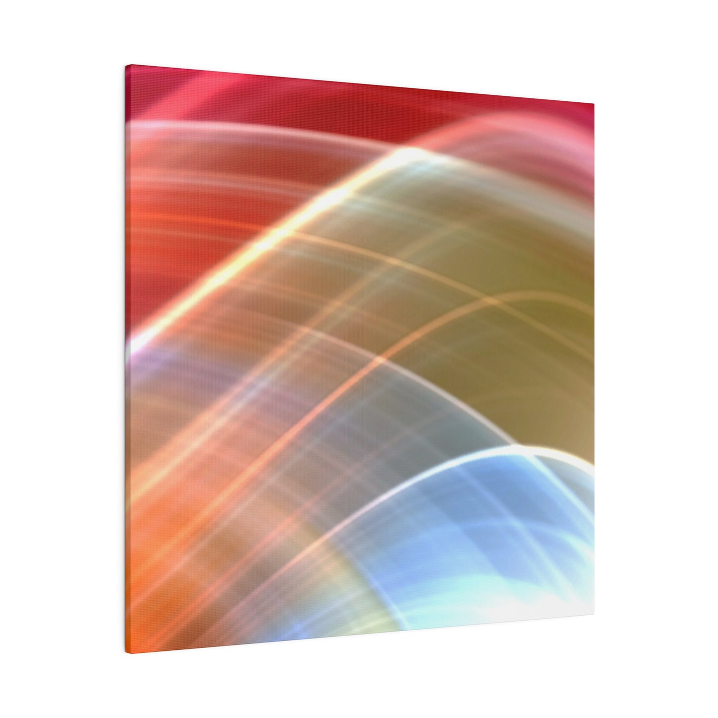 Radiant Waves Abstract Art Canvas Wall Art