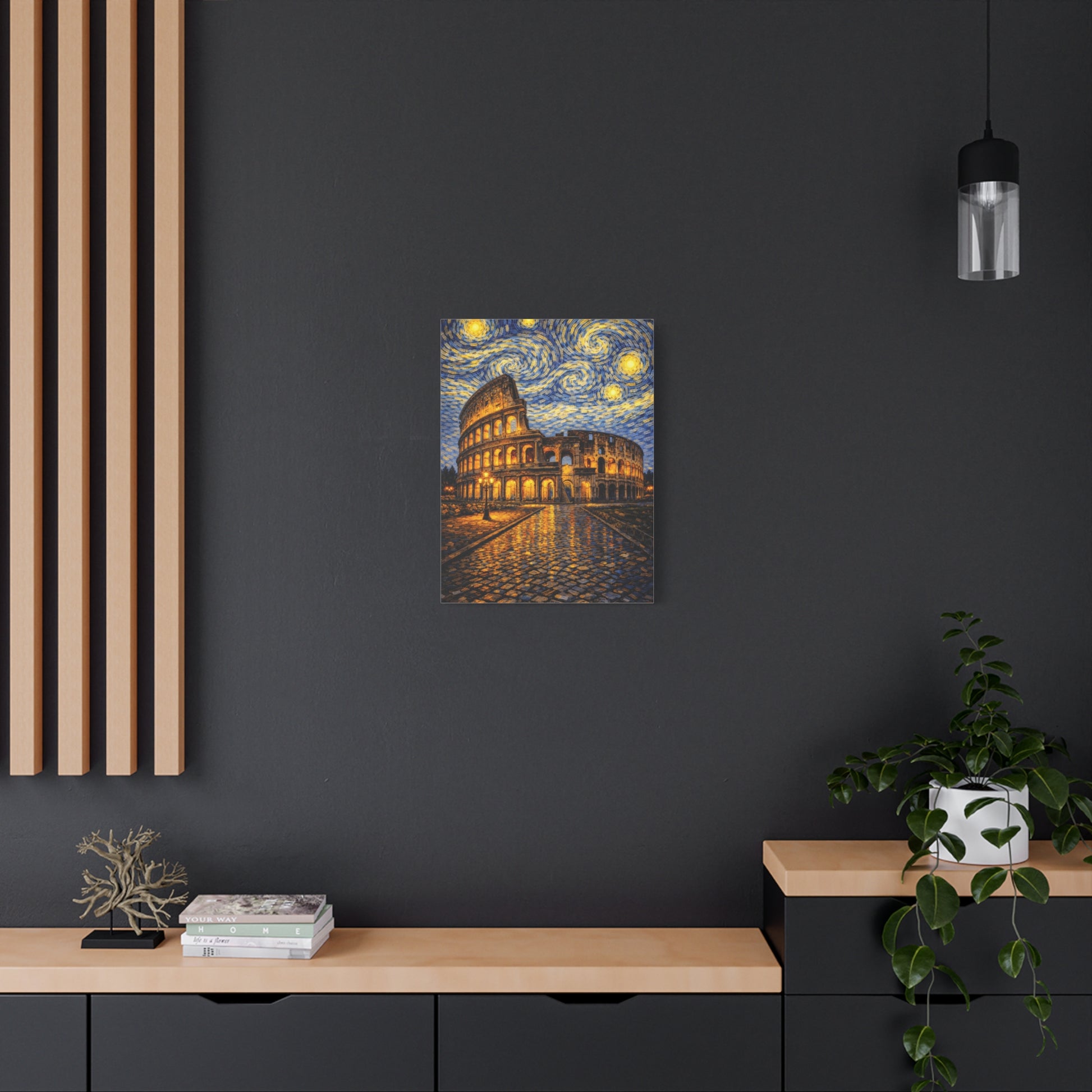 The Colosseum Under a Starry Sky – Van Gogh Inspired Canvas Print in Van Gogh style canvas art, product image 39 of 60
