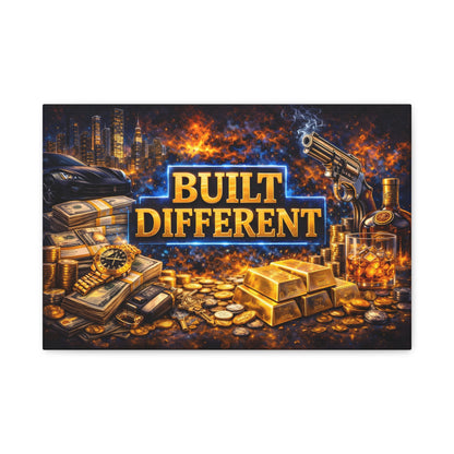 Built Different – Luxury Motivation canvas wall art, product image 5 of 80