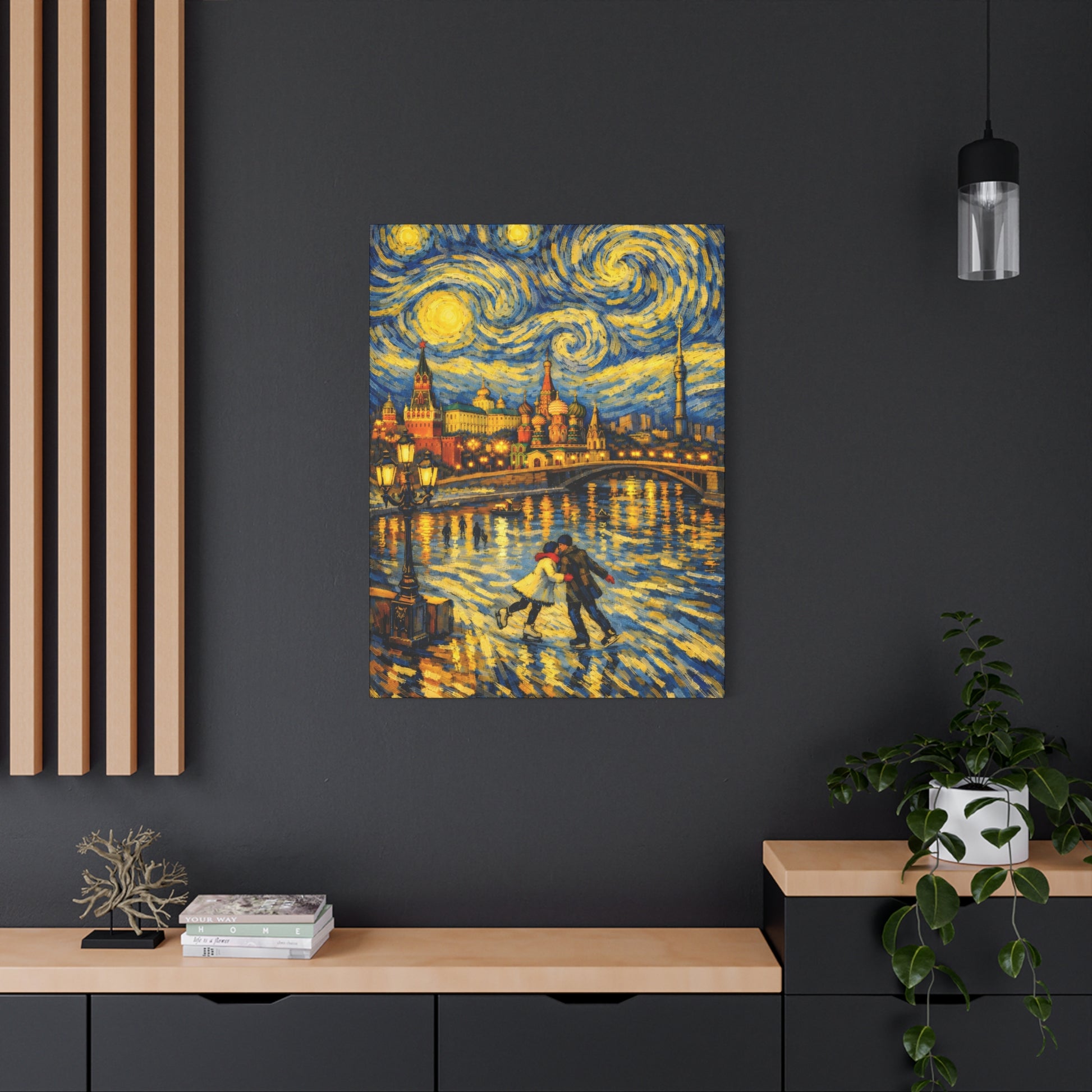 Moscow in a Starry Night – Van Gogh Inspired Canvas Print in Van Gogh style canvas art, product image 62 of 68