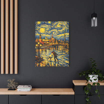 Moscow in a Starry Night – Van Gogh Inspired Canvas Print in Van Gogh style canvas art, product image 62 of 68