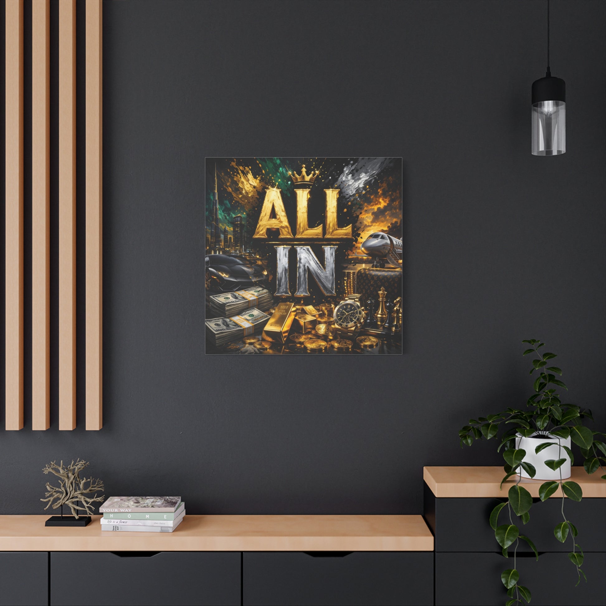 All In – Luxury Entrepreneur canvas wall art, product image 34 of 40