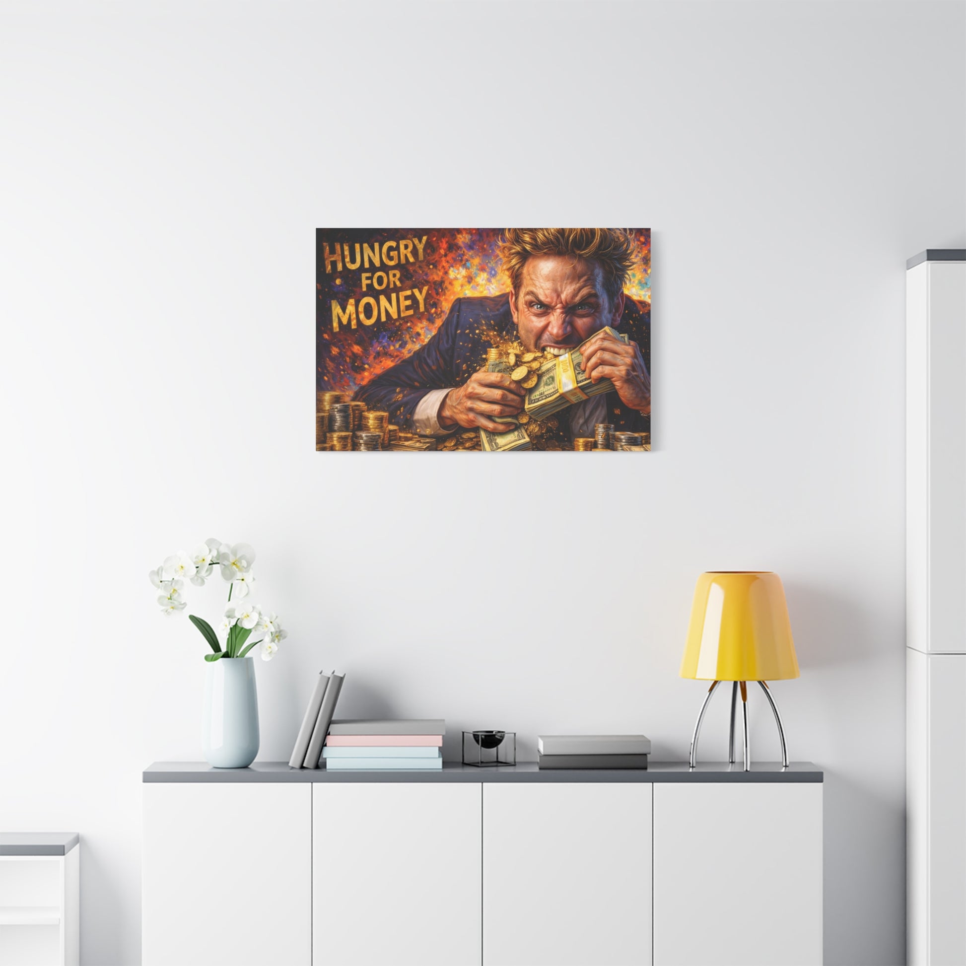 Hungry for Money – Entrepreneur Mindset canvas wall art, product image 54 of 64