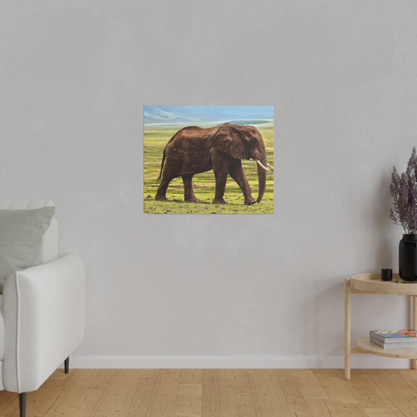 Majestic Savannah Elephant - Wildlife Canvas Art