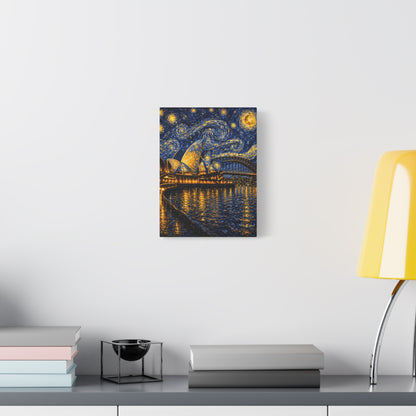 Sydney Opera House in a Starry Dream – Van Gogh Inspired Canvas Print in Van Gogh style canvas art, product image 20 of 60
