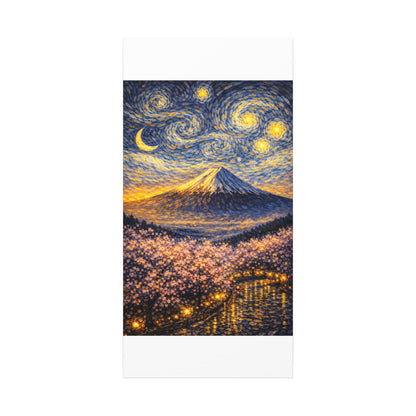 Mount Fuji Under a Starry Sky – Van Gogh Inspired canvas wall art, product image 14 of 64