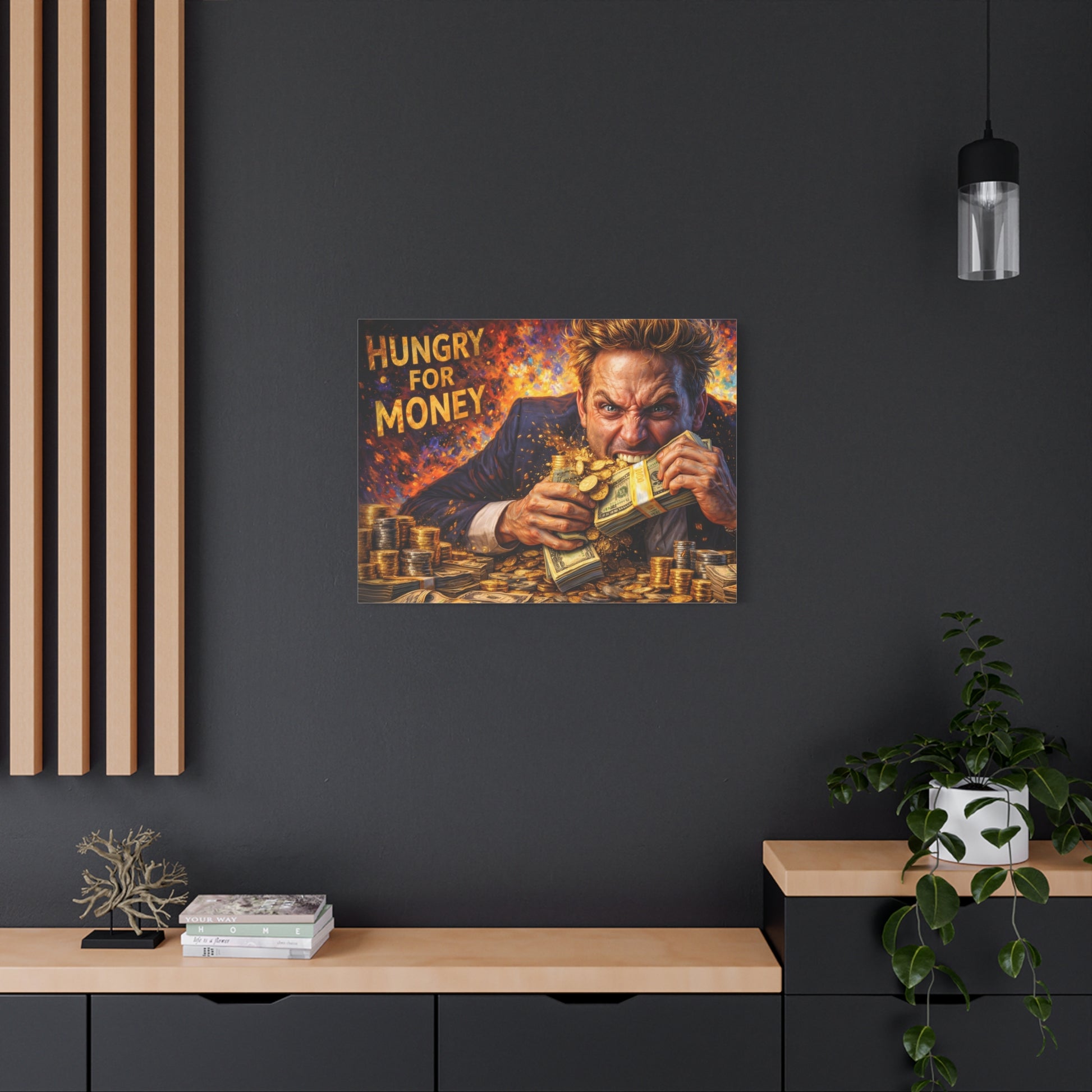 Hungry for Money – Entrepreneur Mindset canvas wall art, product image 52 of 64