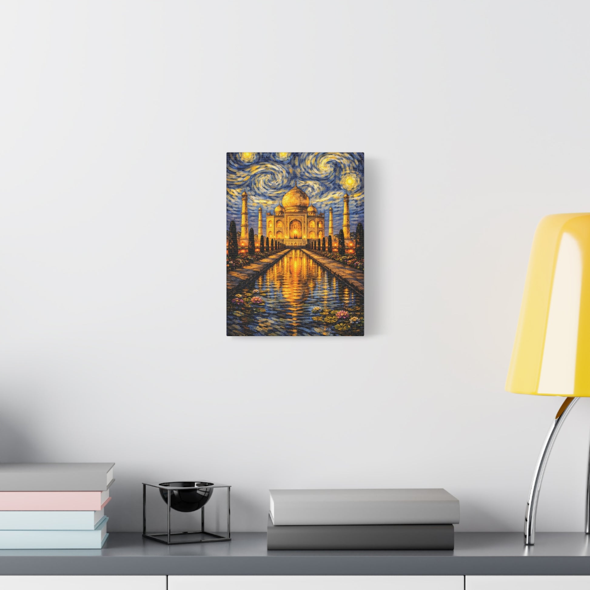 The Taj Mahal in a Starry Dream – Van Gogh Inspired Canvas Print in Van Gogh style canvas art, product image 20 of 60