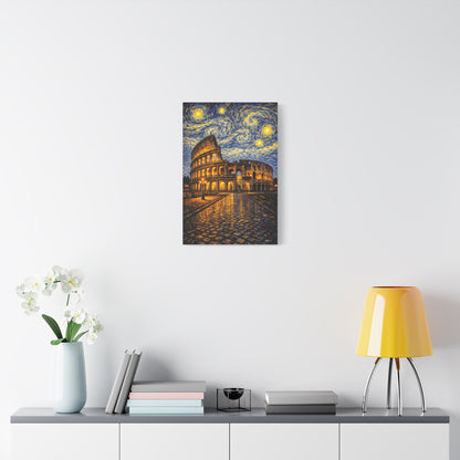 The Colosseum Under a Starry Sky – Van Gogh Inspired Canvas Print in Van Gogh style canvas art, product image 35 of 60