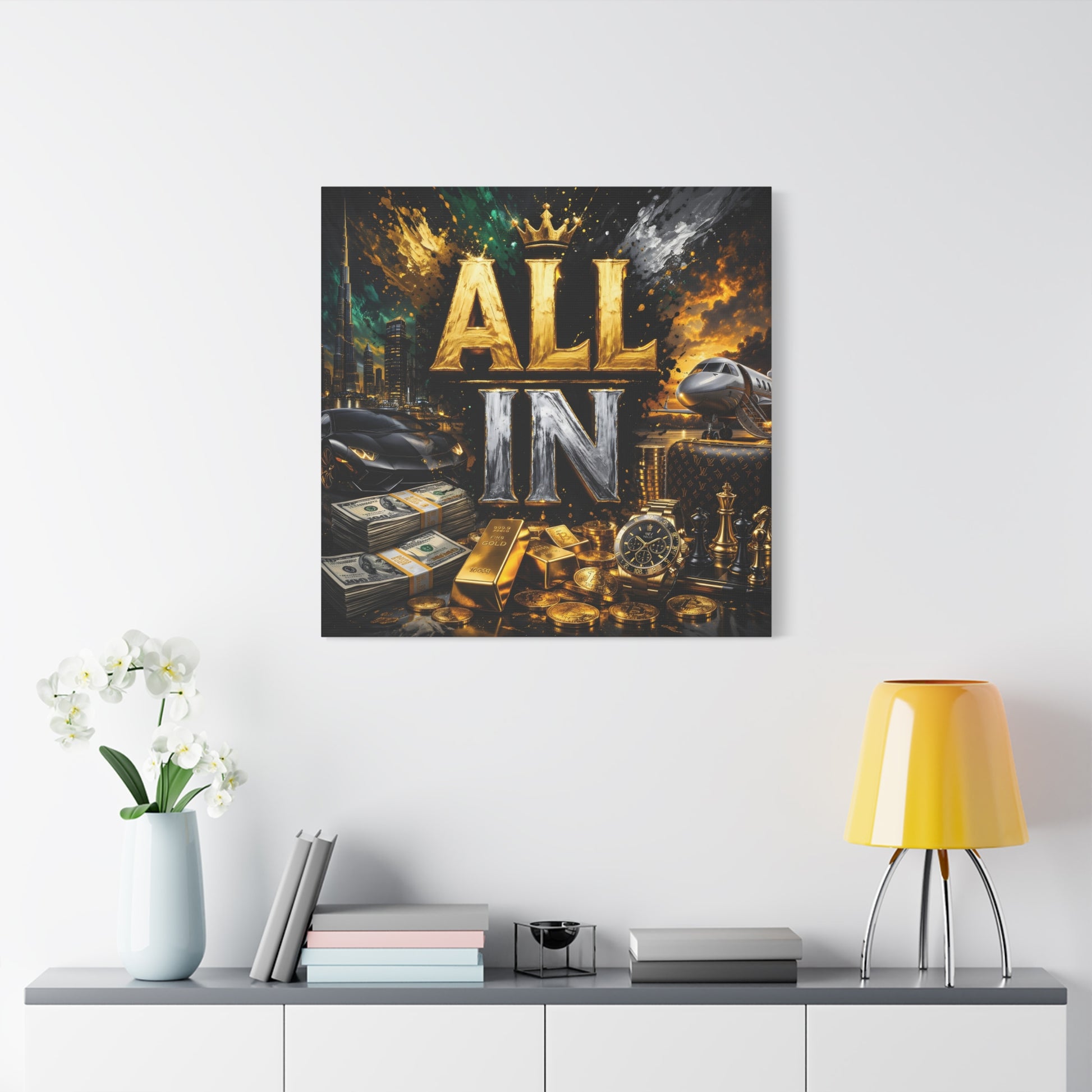 All In – Luxury Entrepreneur canvas wall art, product image 36 of 40