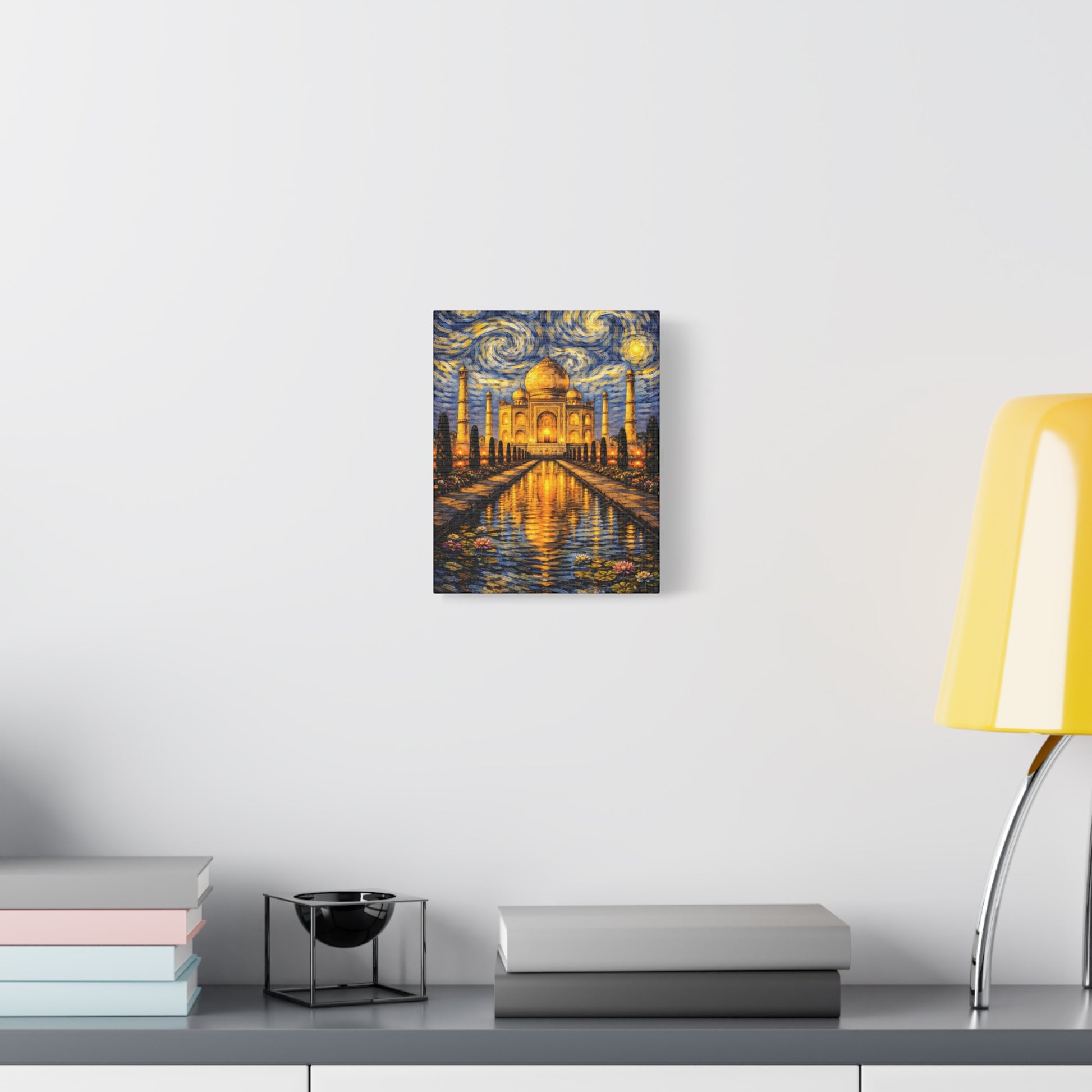 The Taj Mahal in a Starry Dream – Van Gogh Inspired Canvas Print in Van Gogh style canvas art, product image 17 of 60