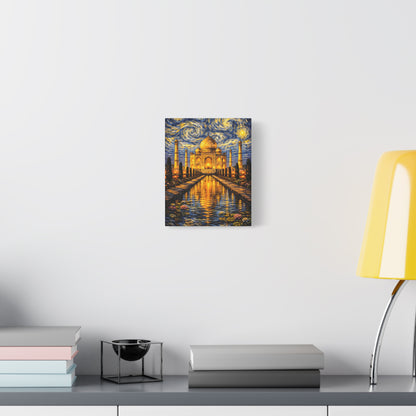The Taj Mahal in a Starry Dream – Van Gogh Inspired Canvas Print in Van Gogh style canvas art, product image 17 of 60