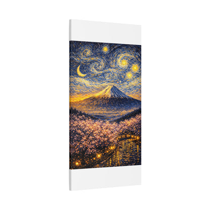 Mount Fuji Under a Starry Sky – Van Gogh Inspired canvas wall art, product image 56 of 64