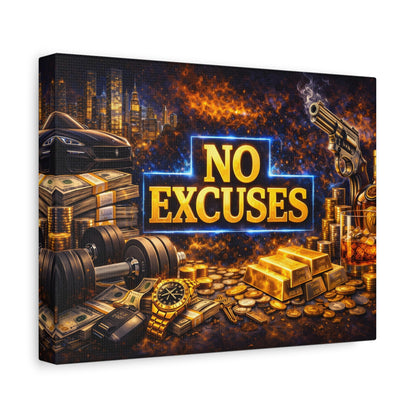 No Excuses – Luxury Motivation canvas wall art, product image 25 of 84