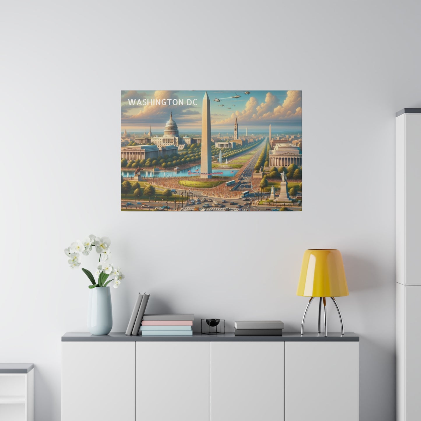 Washington DC Skyline Canvas Art