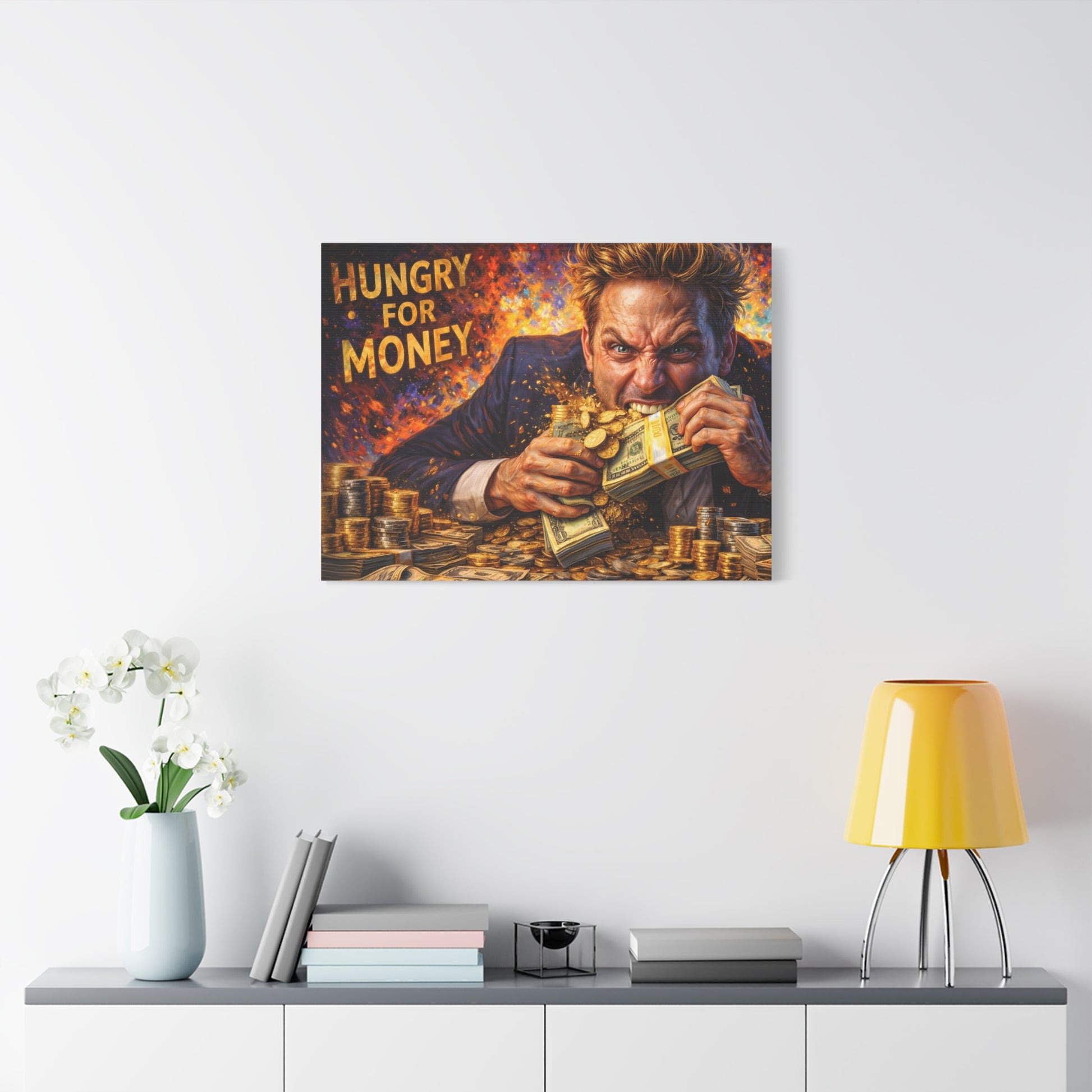 Hungry for Money – Entrepreneur Mindset canvas wall art, product image 51 of 64