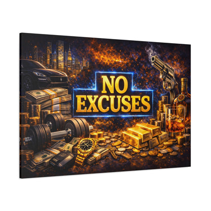 No Excuses – Luxury Motivation canvas wall art, product image 76 of 84