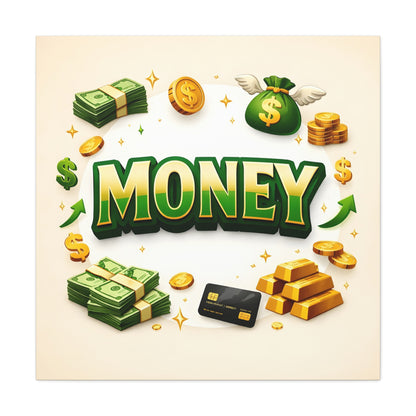 Money Power Canvas Wall Art Canvas image 10