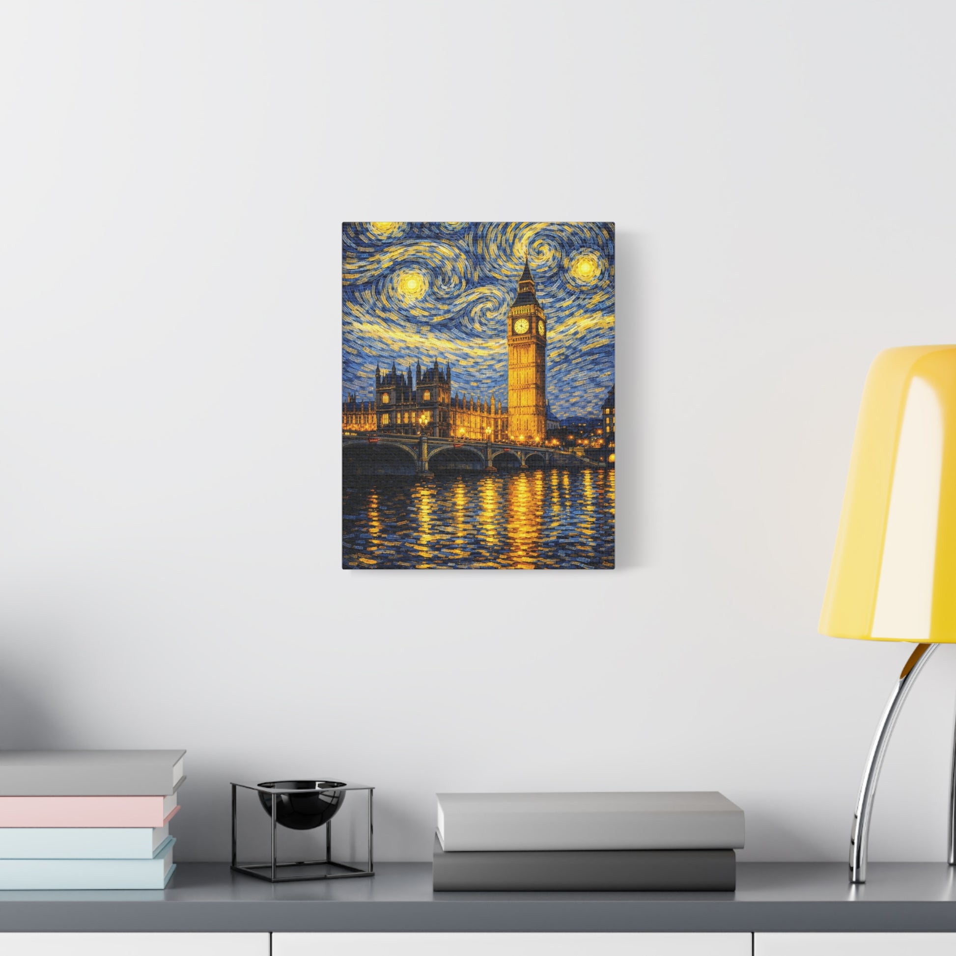 Big Ben Beneath a Starry Sky – Van Gogh Inspired Canvas Print in Van Gogh style canvas art, product image 24 of 64