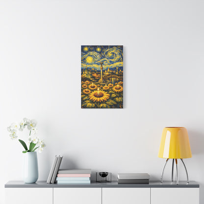 Kyiv Under a Starry Sky – Van Gogh Inspired Canvas Print in Van Gogh style canvas art, product image 32 of 48