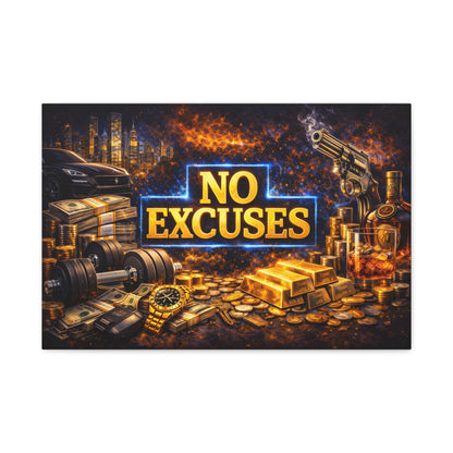 No Excuses – Luxury Motivation canvas wall art, product image 7 of 84