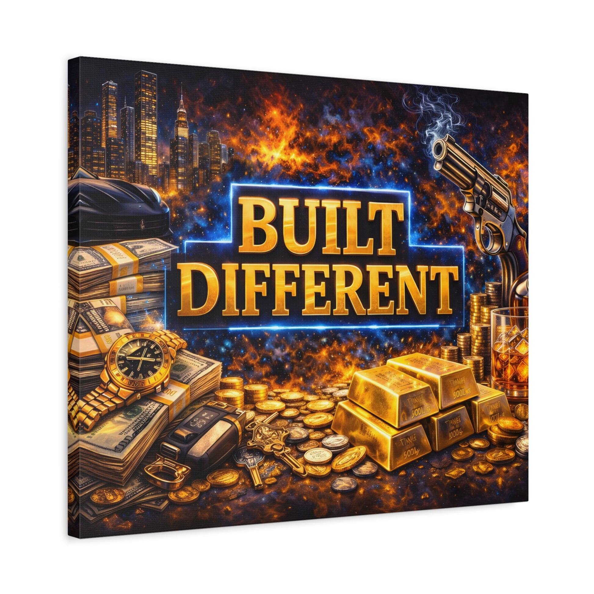 Built Different – Luxury Motivation canvas wall art, product image 48 of 80
