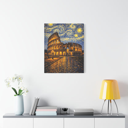 The Colosseum Under a Starry Sky – Van Gogh Inspired Canvas Print in Van Gogh style canvas art, product image 47 of 60