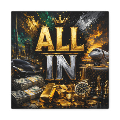 All In – Luxury Entrepreneur canvas wall art, product image 4 of 40