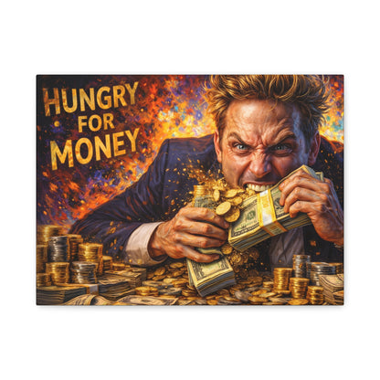 Hungry for Money – Entrepreneur Mindset canvas wall art, product image 4 of 64