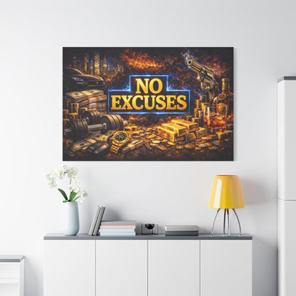 No Excuses – Luxury Motivation canvas wall art, product image 83 of 84