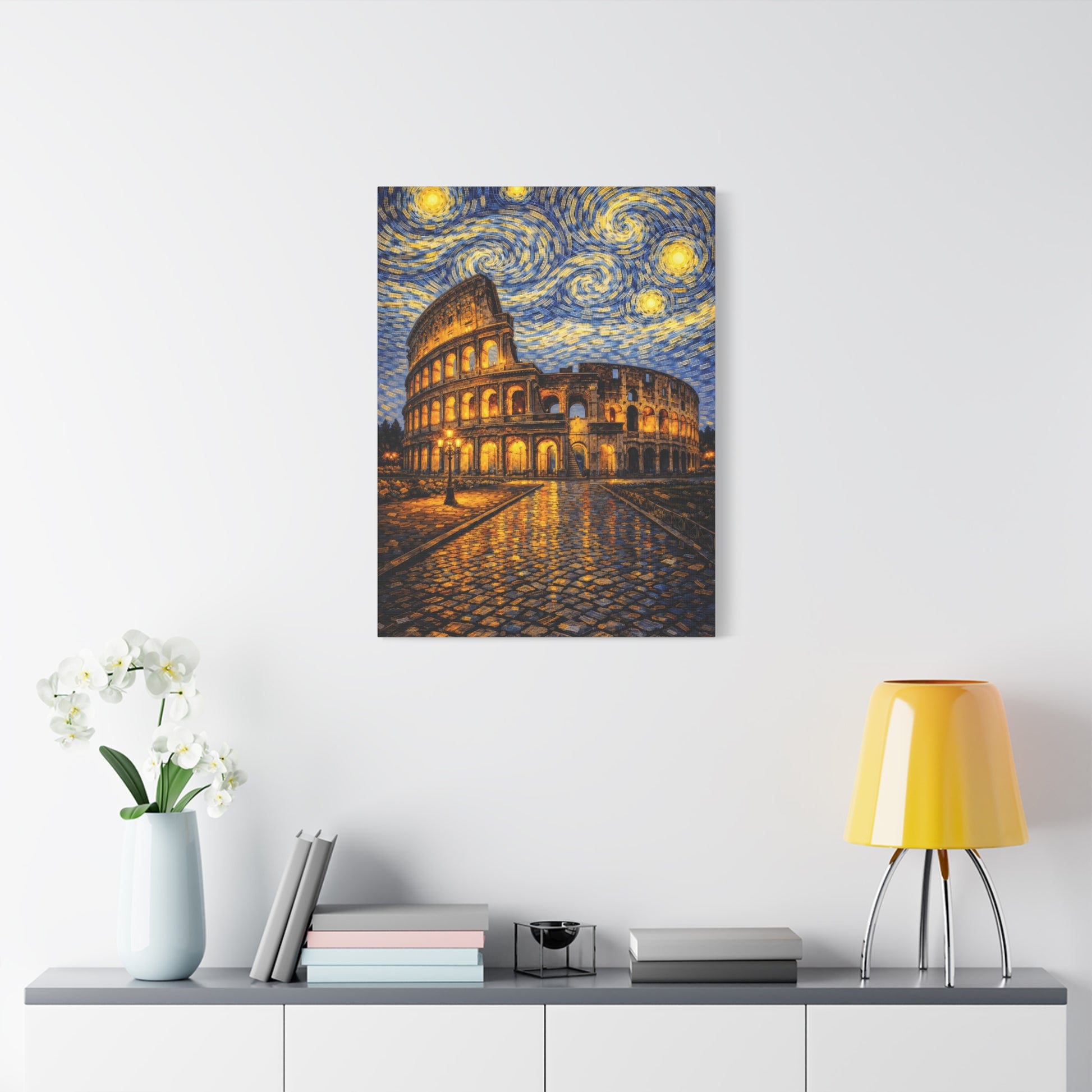 The Colosseum Under a Starry Sky – Van Gogh Inspired Canvas Print in Van Gogh style canvas art, product image 50 of 60